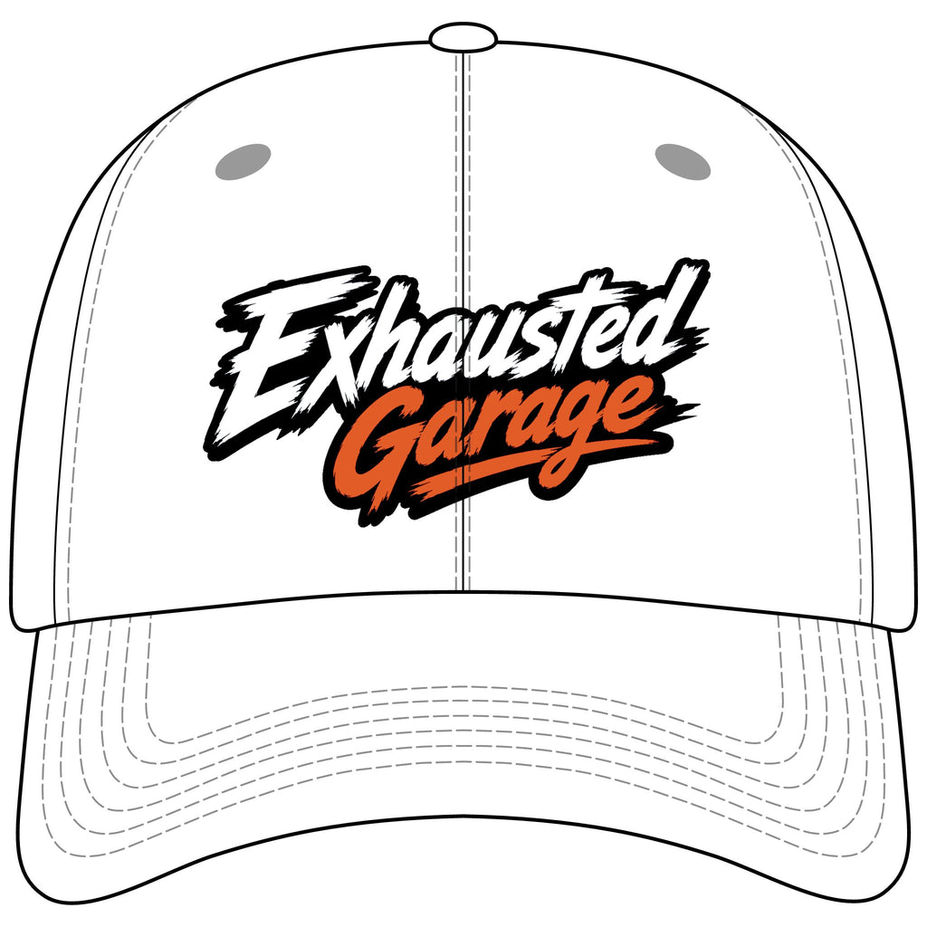 Exhausted Garage  Mesh-Back Cap