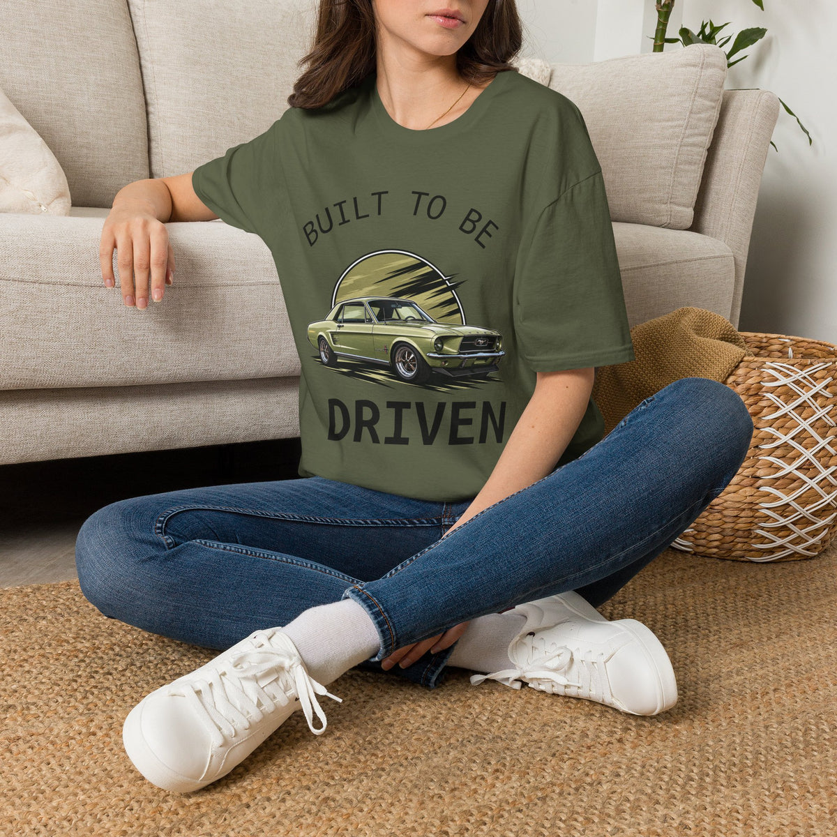 Built to Be Driven 67 Mustang T-Shirt — Classic Car Retro Tee