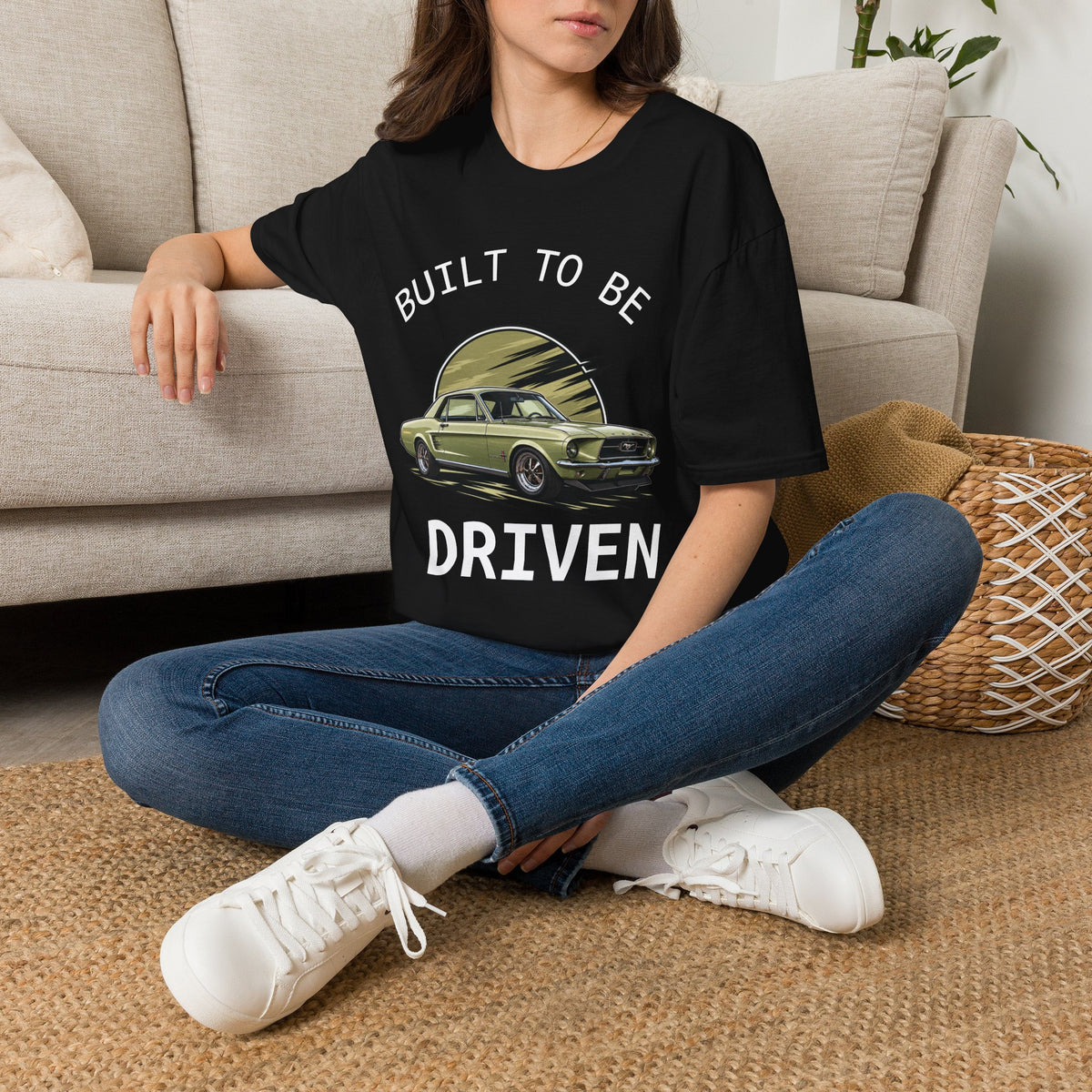 Built to Be Driven 67 Mustang T-Shirt — Classic Car Retro Tee