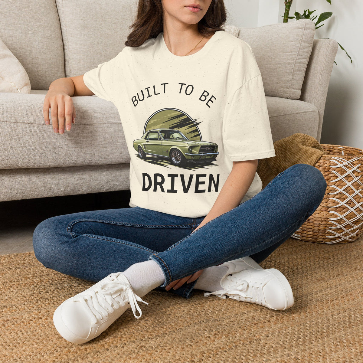 Built to Be Driven 67 Mustang T-Shirt — Classic Car Retro Tee