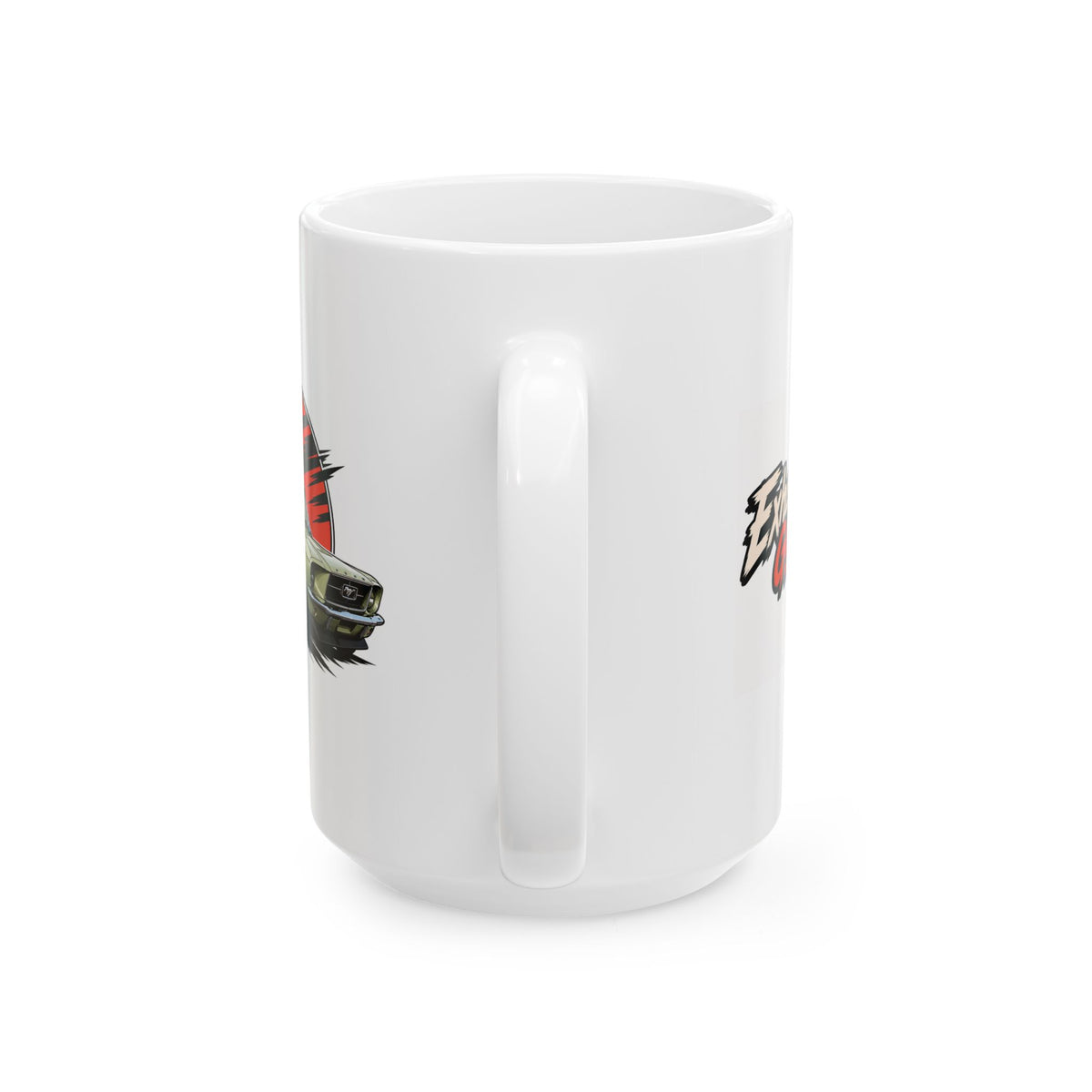 1967 Mustang Exhausted garage Ceramic Mug –  (15oz)