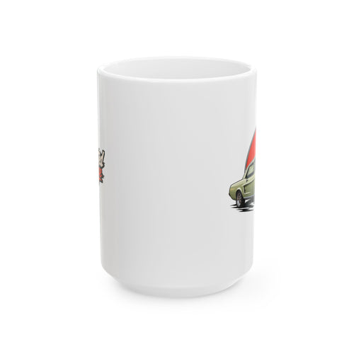 1967 Mustang Exhausted garage Ceramic Mug –  (15oz)